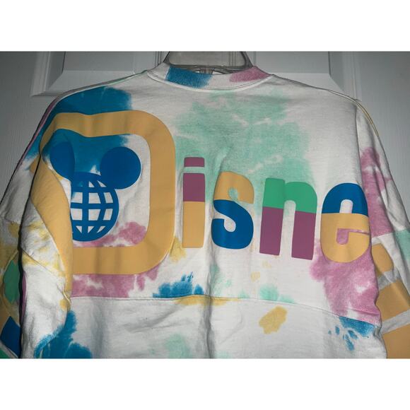 Walt Disney World Resort WDW Pastel Tie Dye Spirit Jersey T-Shirt Sz XS X-Small - Picture 8 of 9